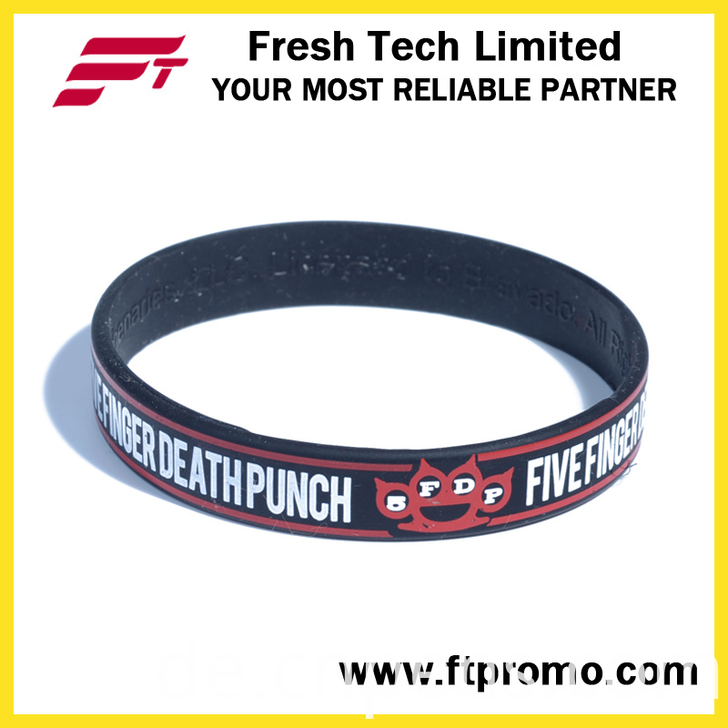 2016 Cheap OEM Silicone Wristband with Logo